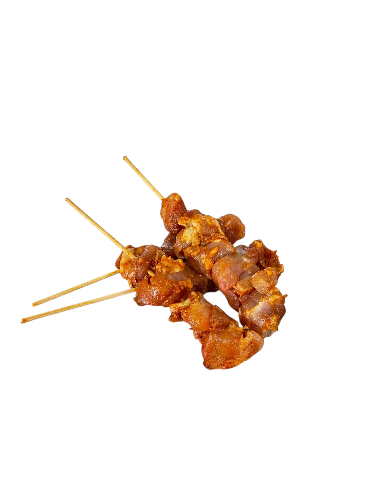 Satéstokjes dijenvlees **4 voor € 6,-**