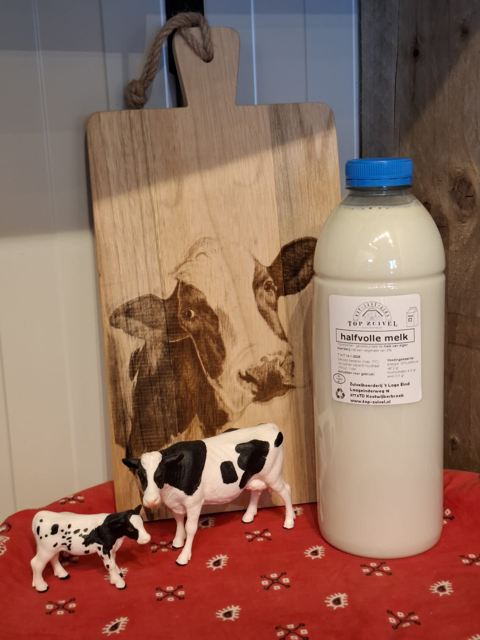 Halfvolle boerenmelk 1 liter