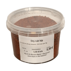 Dry rub kip